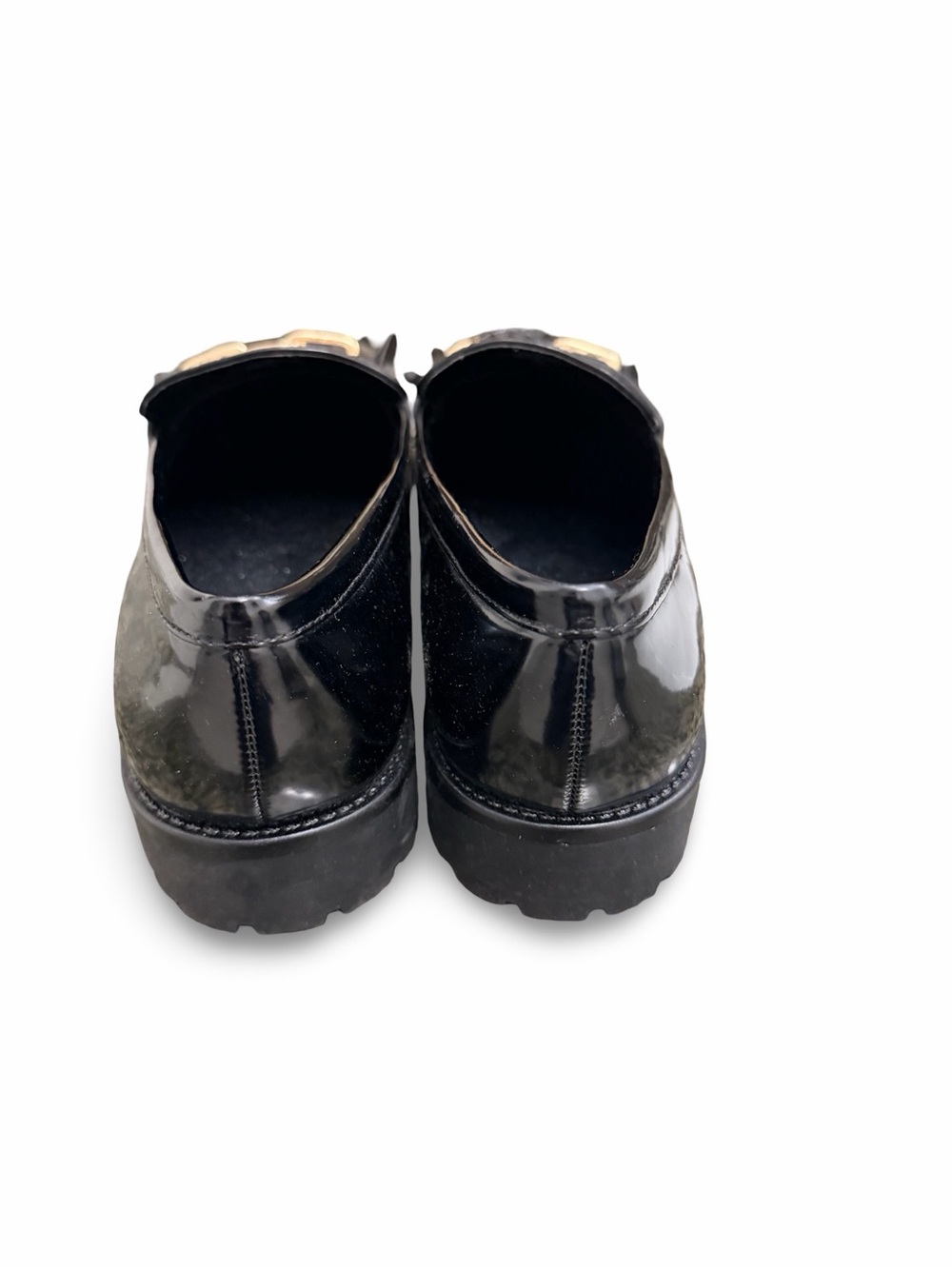 Bandolino Women's Black Patent Leather Florida Loafers 8.5 - Picture 4 of 7